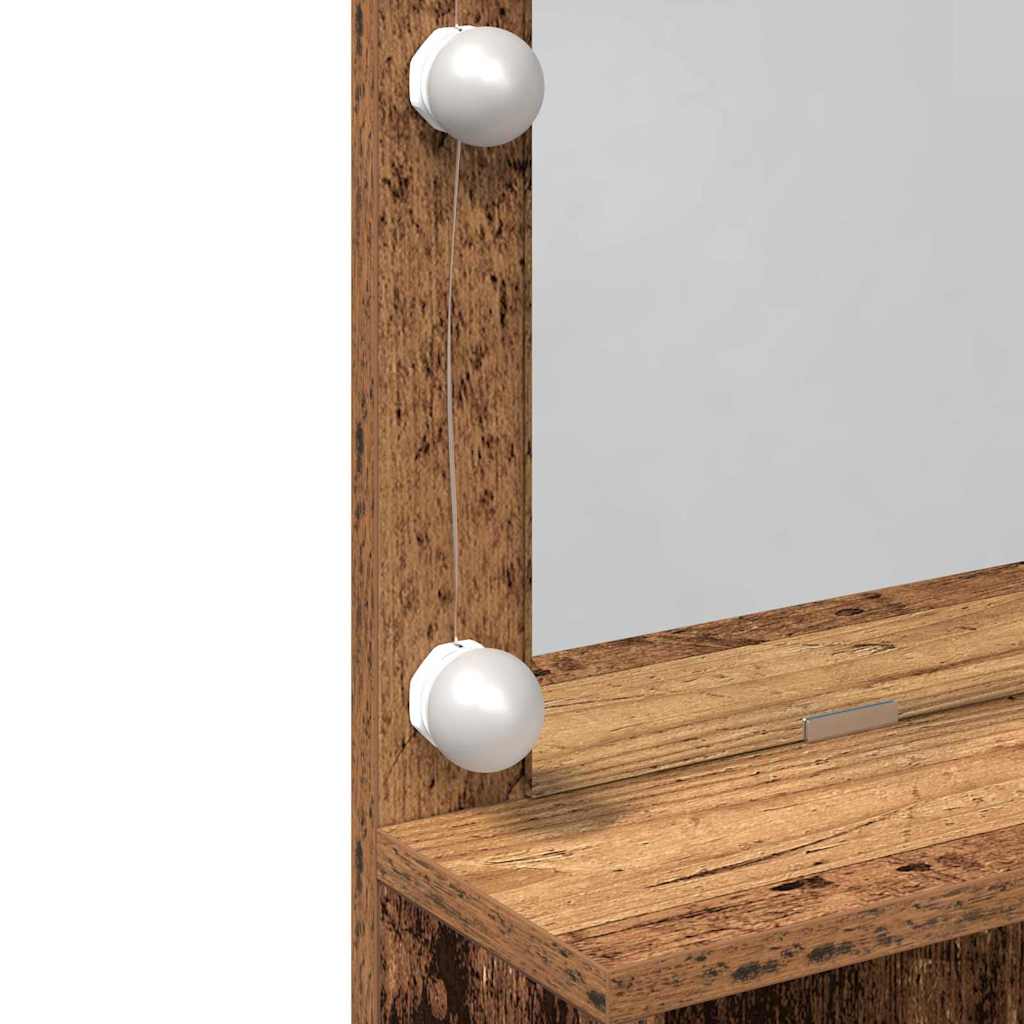 Sminkebord Gammelt tre 80 x 41 x 134,5 cm Konstruert tre