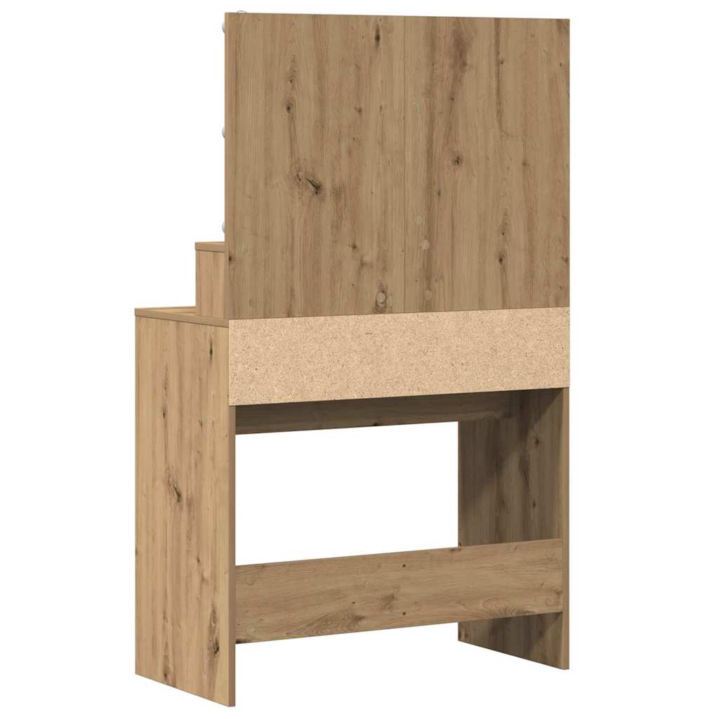 Sminkebord Artisan Eik 80 x 41 x 134,5 cm Konstruert tre