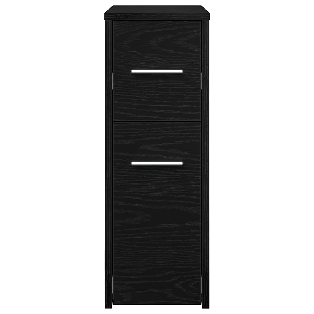 Baderomsinnredningssett Veggmontert Svart Eik 22 x 44 x 61.5 cm