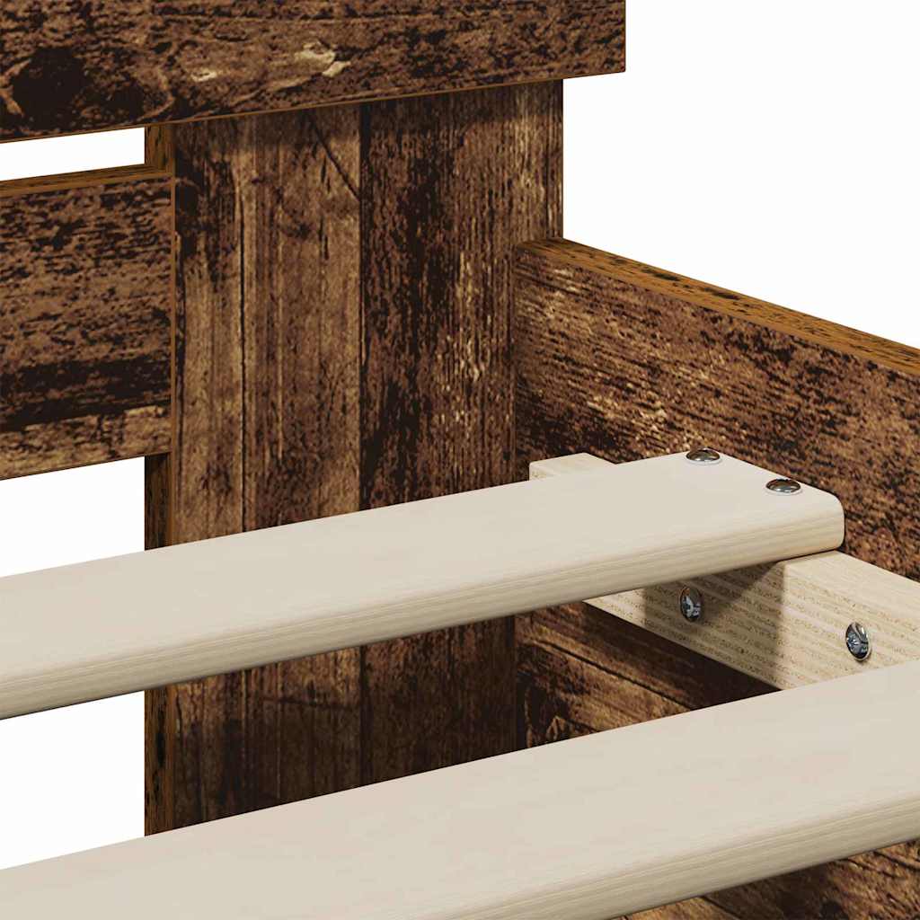 Sengestamme Gammelt tre 90 x 190 cm Konstruert tre