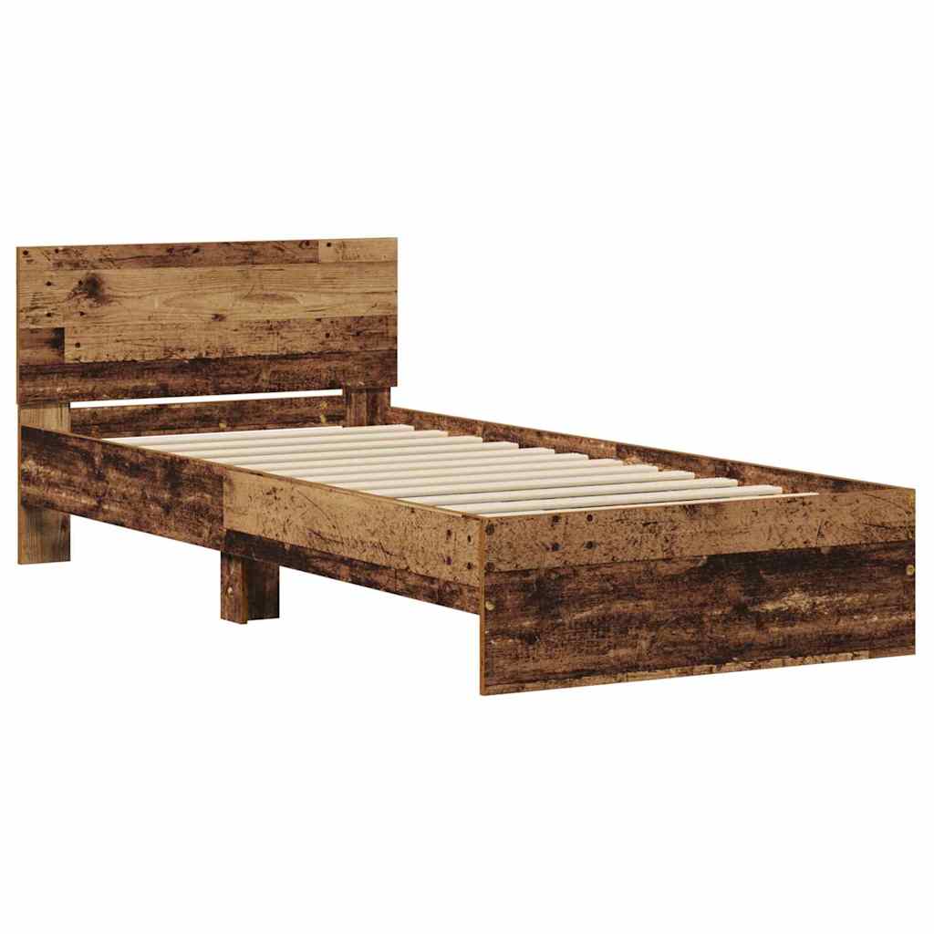 Sengestamme Gammelt tre 90 x 190 cm Konstruert tre