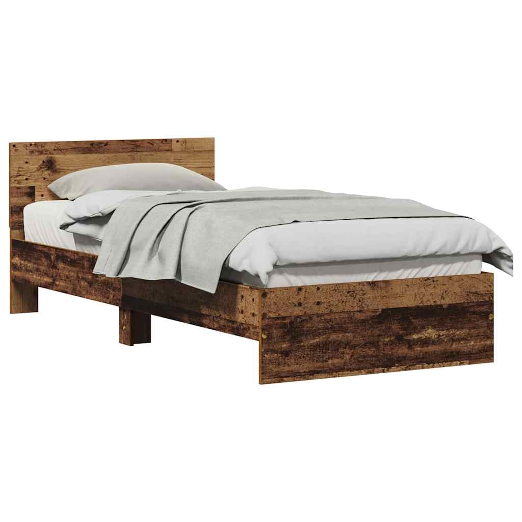 Sengestamme Gammelt tre 90 x 190 cm Konstruert tre
