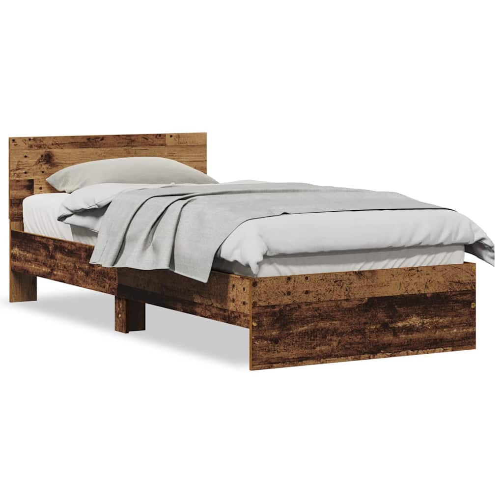 Sengestamme Gammelt tre 90 x 190 cm Konstruert tre