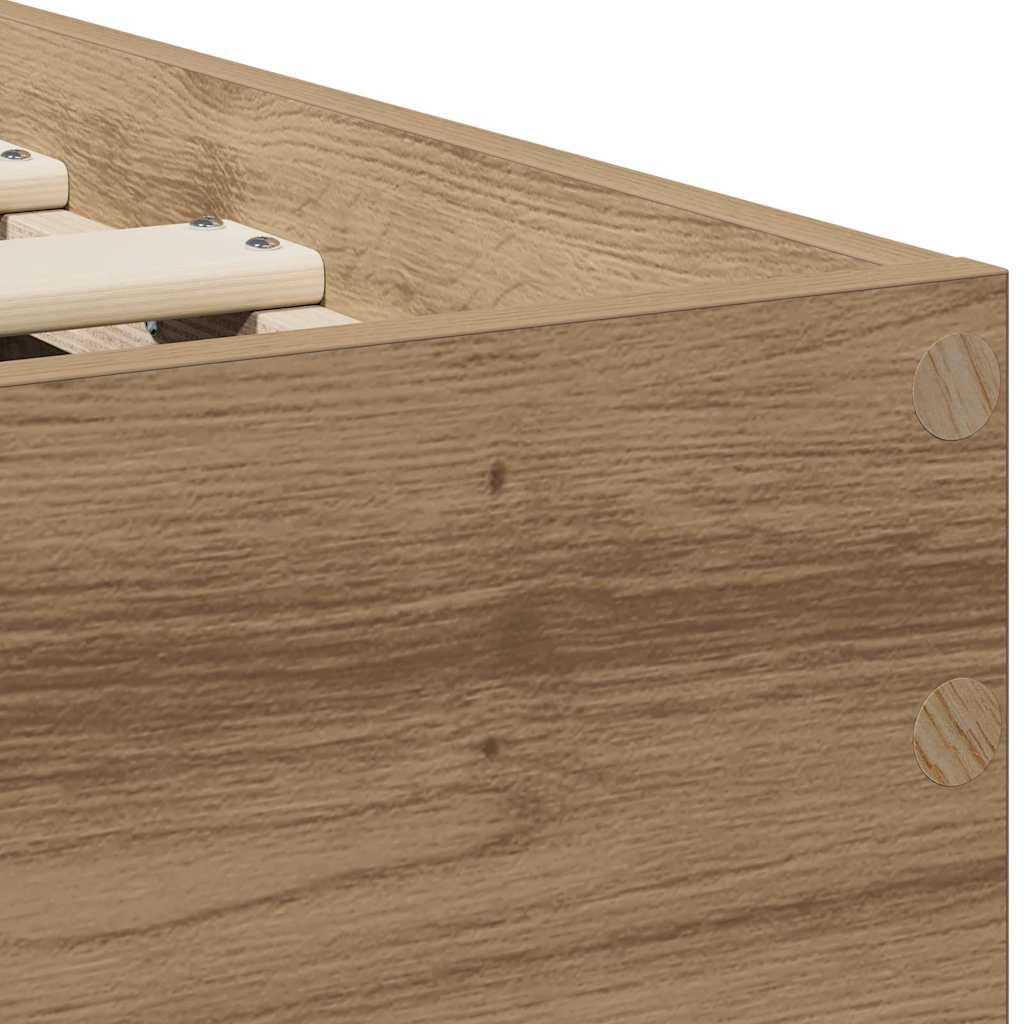 Sengestamme artisan eik 90 x 190 cm Konstruert tre