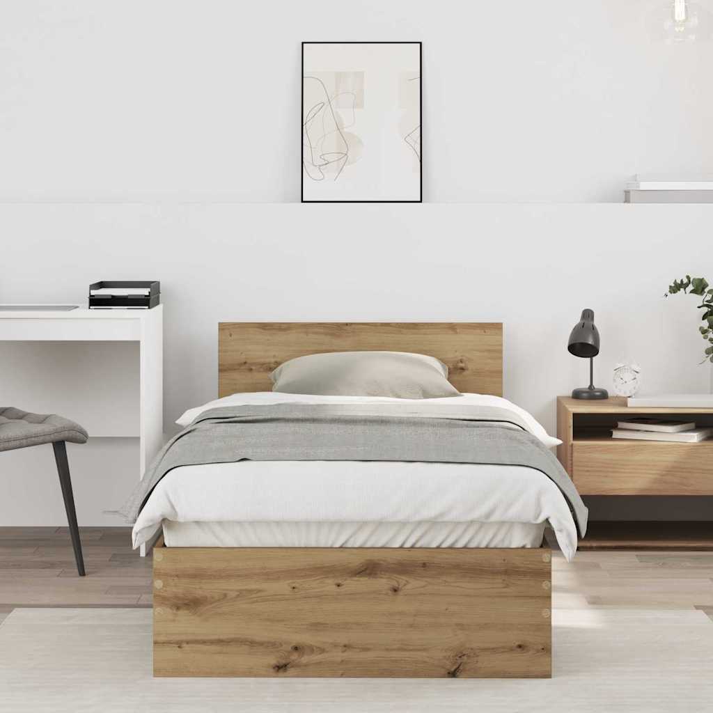 Sengestamme artisan eik 90 x 190 cm Konstruert tre