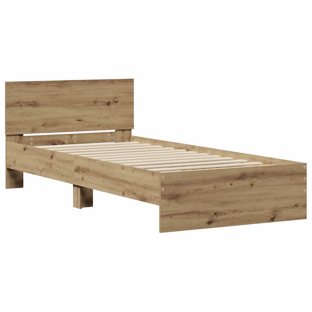 Sengestamme artisan eik 90 x 190 cm Konstruert tre