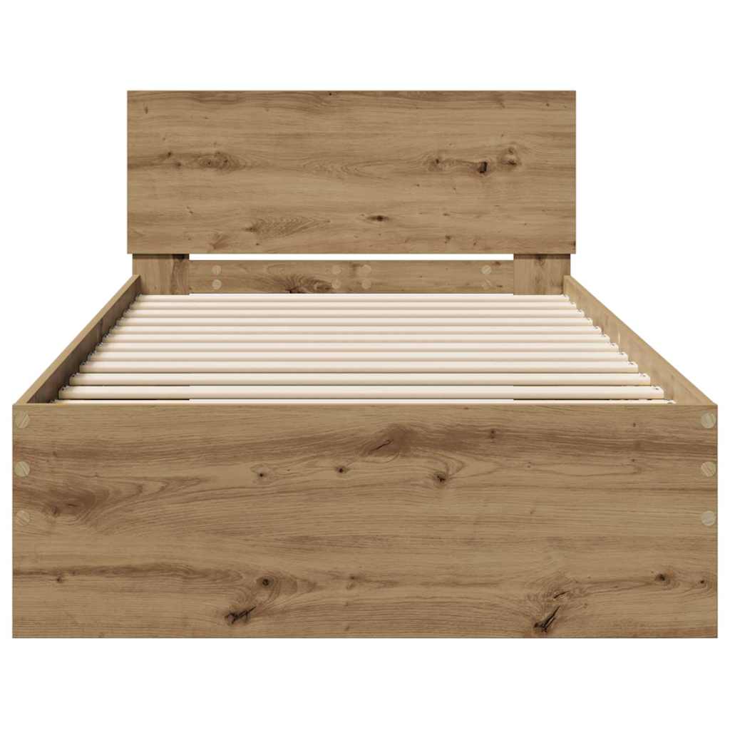 Sengestamme artisan eik 90 x 190 cm Konstruert tre