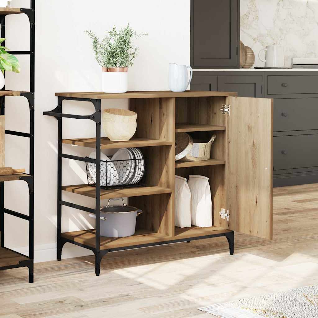 Kjøkkenvogn Artisan Eik 87,5 x 39 x 84,5 cm Konstruert tre