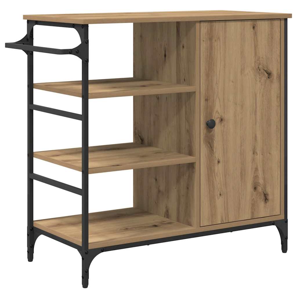 Kjøkkenvogn Artisan Eik 87,5 x 39 x 84,5 cm Konstruert tre