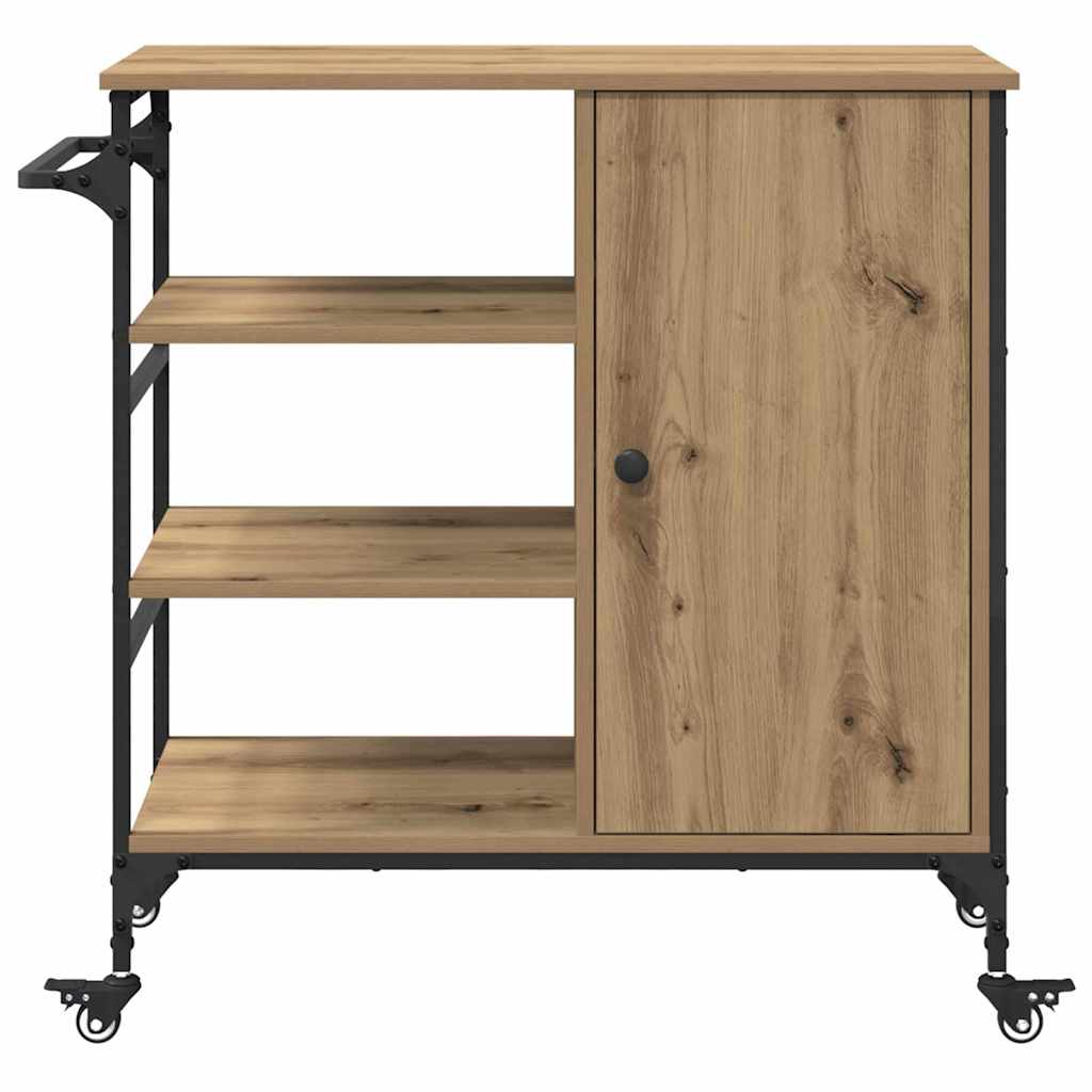 Kjøkkenvogn Artisan Eik 87,5 x 39 x 84,5 cm Konstruert tre
