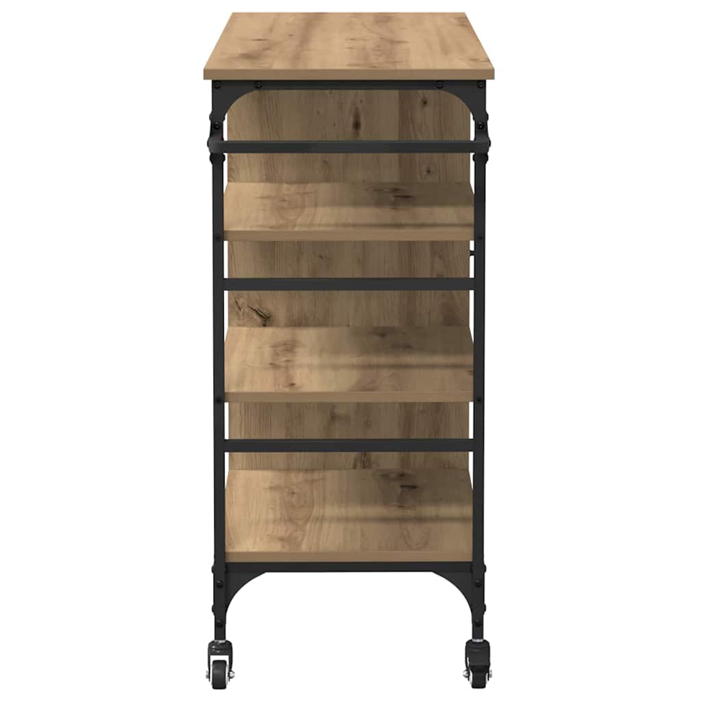Kjøkkenvogn Artisan Eik 87,5 x 39 x 84,5 cm Konstruert tre