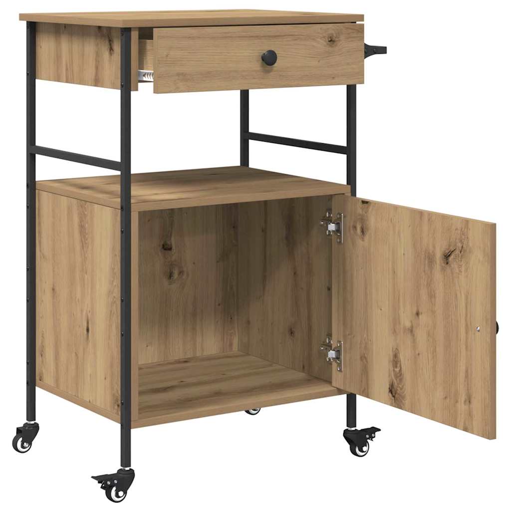 Kjøkkenvogn Artisan Eik 56 x 43 x 89,5 cm Konstruert tre