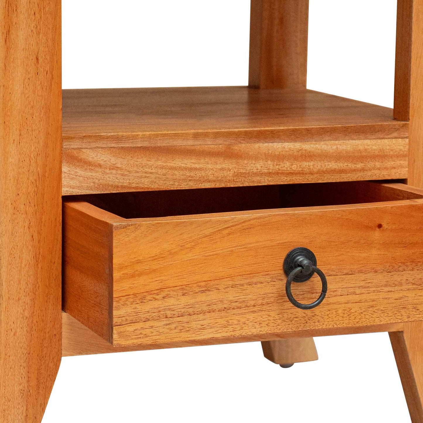 Nattbordskap Naturlig 40 x 40 x 45,5 cm Massiv Mahogni Tre