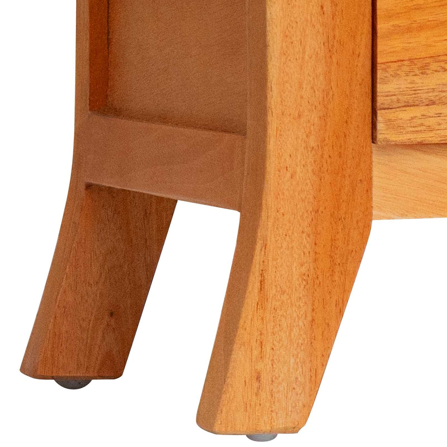 Nattbordskap Naturlig 40 x 40 x 45,5 cm Massiv Mahogni Tre