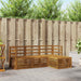 Sofasett 4 pcs Naturlig Solid akasietre vidaXL