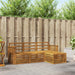 Sofasett 4 pcs Naturlig Solid akasietre vidaXL