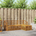 Sofasett 4 pcs Naturlig Solid akasietre vidaXL