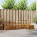 Utendørs sofa-sett 5 pcs Naturlig