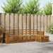 Utendørs sofa-sett 5 pcs Naturlig