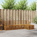 Utendørs sofa-sett 5 pcs Naturlig