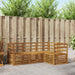 Sofasett 4 pcs Naturlig Solid akasietre vidaXL