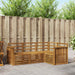 Sofasett 4 pcs Naturlig Solid akasietre vidaXL