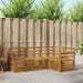Sofasett 4 pcs Naturlig Solid akasietre vidaXL