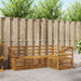 Sofasett 4 pcs Naturlig Solid akasietre vidaXL