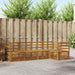 Sofasett 5 pcs Naturlig Solid akasietre vidaXL