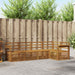 Sofasett 5 pcs Naturlig Solid akasietre vidaXL