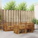 Seksjonssofa Sett 7 pcs Naturlig