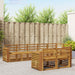 Sofasett 8 pcs Naturlig Solid akasietre