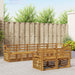 Sofasett 8 pcs Naturlig Solid akasietre