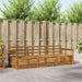 Utendørs sofa-sett 3 pcs Naturlig vidaXL