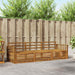 Utendørs sofa-sett 3 pcs Naturlig vidaXL