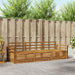 Utendørs sofa-sett 3 pcs Naturlig vidaXL