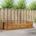 Utendørs sofa-sett 3 pcs Naturlig vidaXL