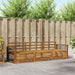 Utendørs sofa-sett 3 pcs Naturlig vidaXL