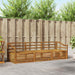 Utendørs sofa-sett 3 pcs Naturlig vidaXL