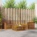 Utendørs sofa-sett 5 pcs Naturlig Solid akasietre vidaXL
