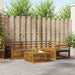 Utendørs sofa-sett 5 pcs Naturlig Solid akasietre vidaXL