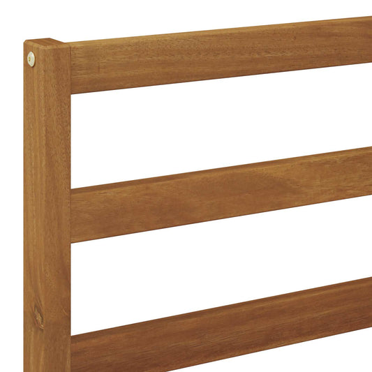 2 stk. Utendørs sofa-sett Solid akasietre Naturlig