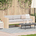 Hagemøbelsofa Naturlig 185,5 x 60 x 62 cm Massiv furu