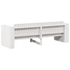 Hagemøbelsofa Hvit 185.5 x 60 x 62 cm Heltre furu