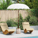 Balinesisk parasoll med base Krem 185 x 185 x 260 cm