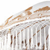 Balinesisk Parasol 260 Krem 210-220 cm Bomull og solid tre