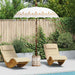 Balinesisk parasoll med base Krem 185 x 185 x 260 cm