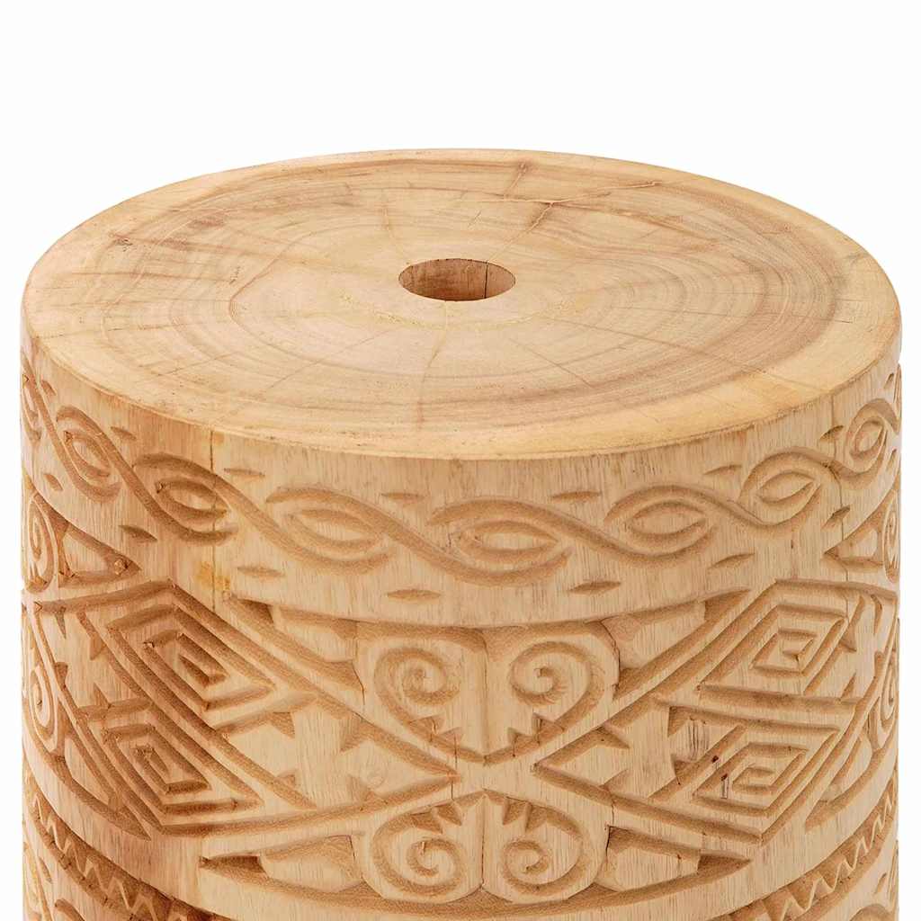 Balinesisk parasoll med base Gul 215 x 215 x 260 cm