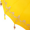 Balinesisk Parasol 260 Gul 210-220 cm Bomull og solid tre