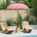 Balinesisk parasoll med base Rosa 185 x 185 x 260 cm